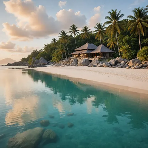 An elegant escape at hotel hilton labriz on Silhouette Island